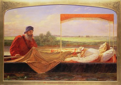 Elaine - `La morte dirigée par le muet montait avec le flot